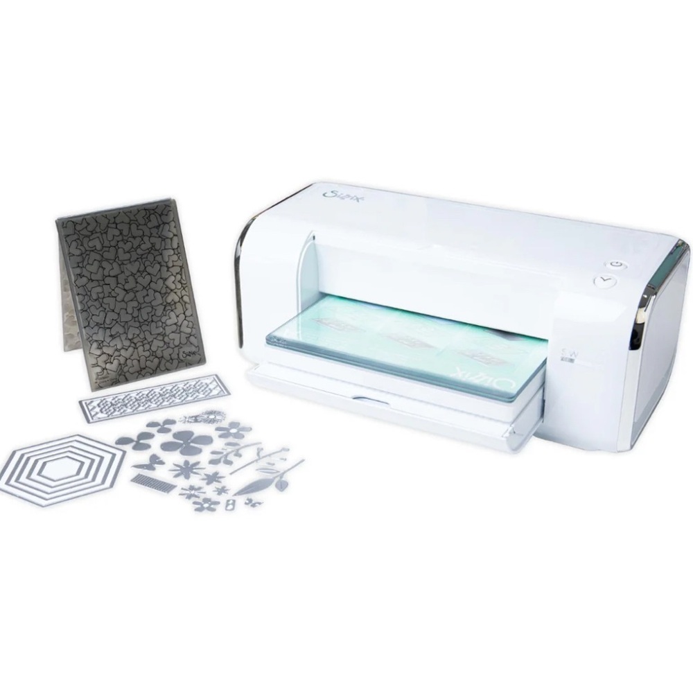 Sizzix White Crafting Machine with Accessories